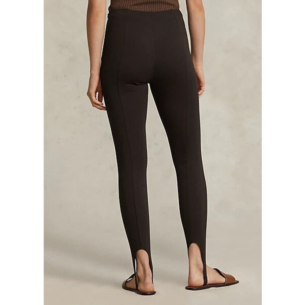 NEW Polo Ralph Lauren Womens S Stirrup Stretch Side-Zip Legging • Reg Price $298 - Picture 4 of 5